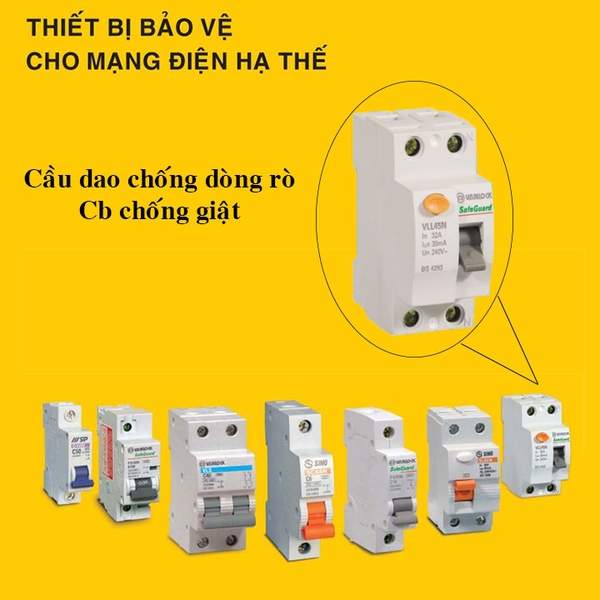 Cb chống giật RCCB-VLL45N 2P 32A 30mA Sino Vanlock