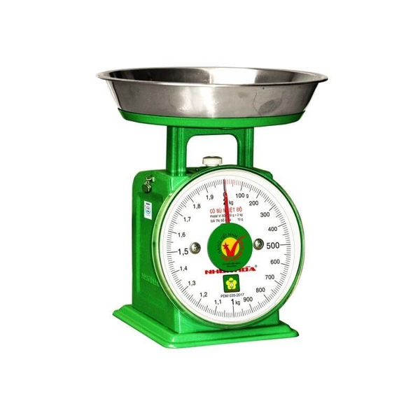 Cân đồng hồ 2 kg mặt số 6 inches