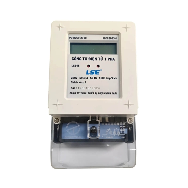 Công Tơ Điện Tử - Đồng hồ đo điện Điện Tử 1 Pha LSE LS145 có kiểm định