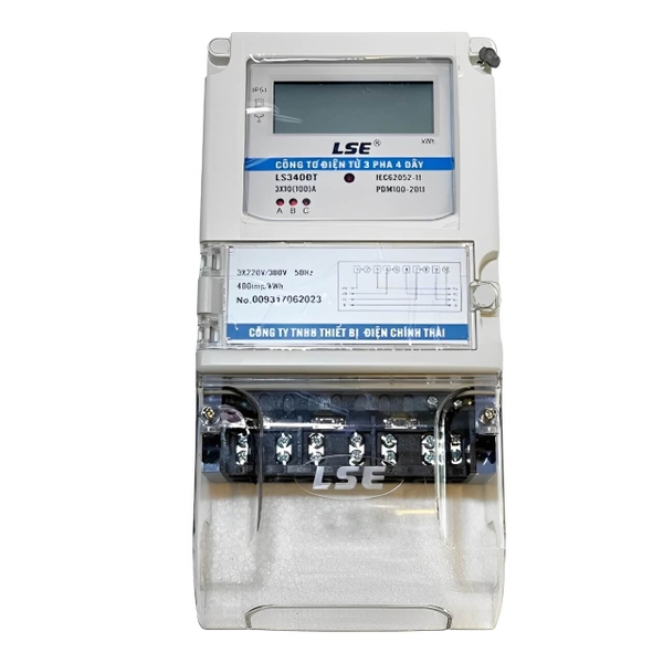 CÔNG TƠ ĐIỆN TỬ 3 PHA 4 DÂY LSE CÓ KIỂM ĐỊNH– ĐO CHÍNH XÁC, VẬN HÀNH BỀN BỈ, TIẾT KIỆM HIỆU QUẢ