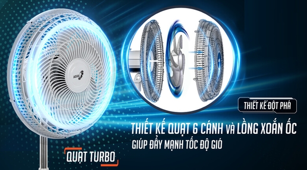 Quạt đứng Asia Turbo DTB1601