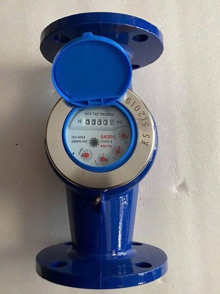 Đồng hồ  DN50-DN200 nối bích SANPO - Có Kiểm Định/Hiệu chuẩn