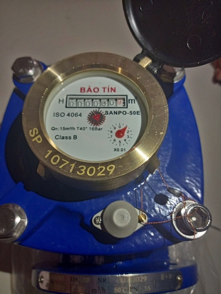 Đồng hồ từ nước sạch DN50-DN200 nối bích SANPO - Có Kiểm Định/Hiệu chuẩn