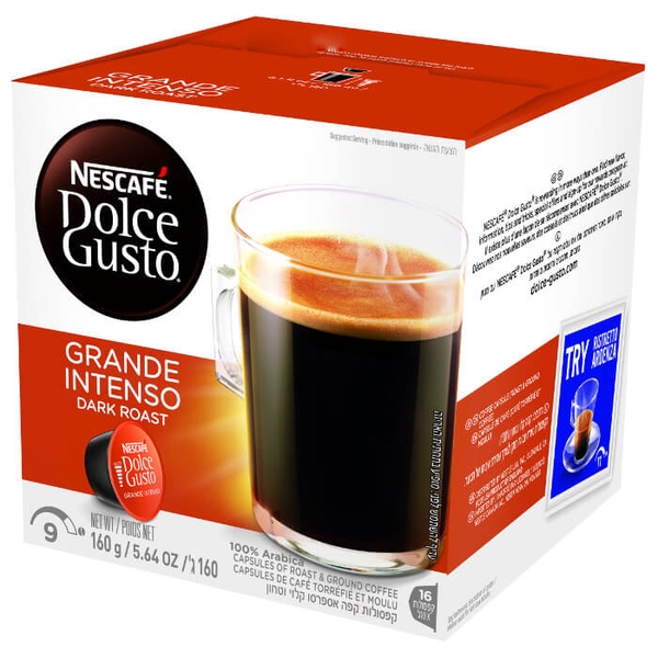 Grande Intenso dạng viên - Cà phê rang xay Nescafe Dolce Gusto