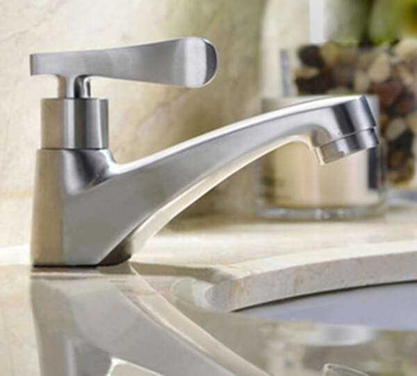 Vòi Lavabo tay gạt inox 304