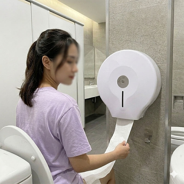 Hộp đựng giấy vệ sinh bằng nhựa khổ cuộn giấy lớn - sản xuất bỡi KSN Việt Nam