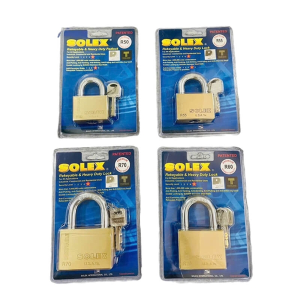 Ổ khoá cao cấp Solex R50/R55/R60/R70 chính hãng - Giải Pháp Bảo Vệ An Toàn, Bền Bỉ Theo Thời Gian