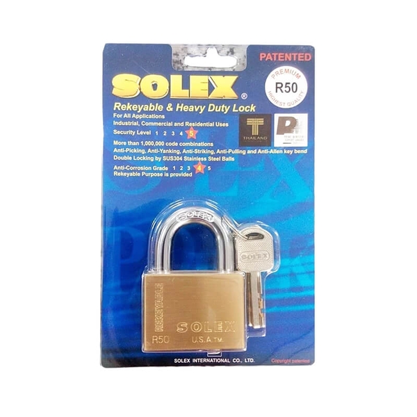 Ổ khoá cao cấp Solex R50/R55/R60/R70 chính hãng - Giải Pháp Bảo Vệ An ...