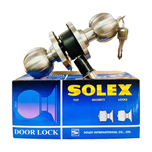 Khóa tay nắm cửa tròn Solex