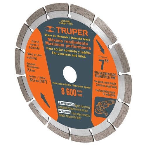 11581-DID-340 Lưỡi cắt gạch có khía 100mm Truper