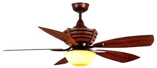MA602RB-1 - Quạt trần 5 cánh gỗ (đèn đơn) - MA602RB-1