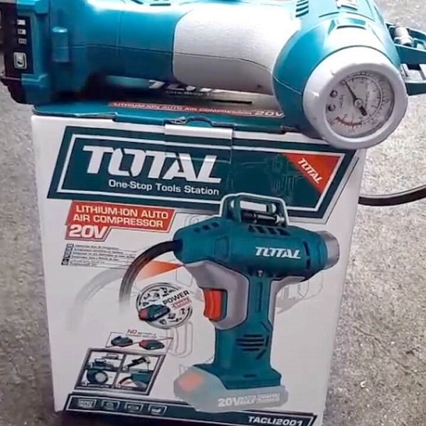 TACLI2001 - Máy bơm hơi cầm tay tự động pin Lithium