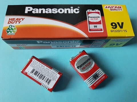 Pin vuông Panasonic Carbon 9V (hộp 10 Viên)