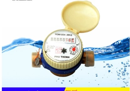 PT-315 - Đồng hồ đo nước 21mm Phú Thịnh