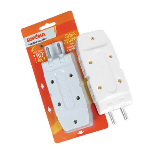 Đầu nối thông minh Q5A Sopoka - phích chia nhiều ổ cắm điều hướng