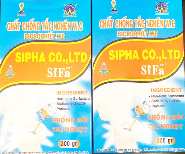 Combo 2 hộp 600g Bột chống tắc nghẽn Hầm Cầu SiFa