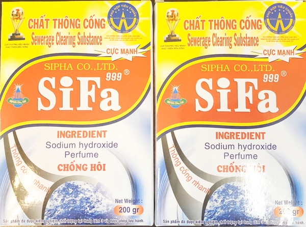 Combo 2 hộp 400g Bột thông cống SiFa cực mạnh