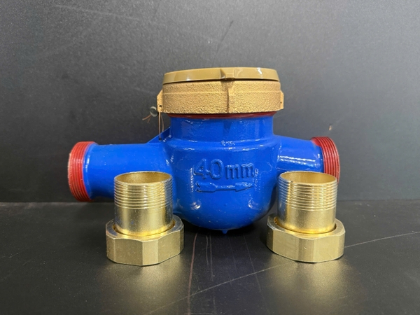 DN40 - Đồng hồ nước dẫn động từ tính ren 49mm Trung Đức DN40- Không Kiểm Định