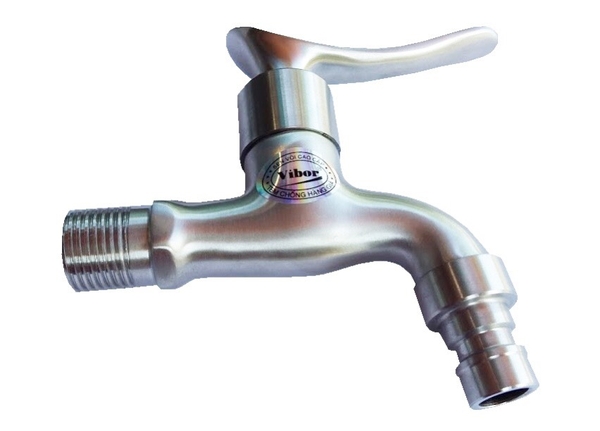 VÒI HỒ TAY GẠT INOX SUS 304