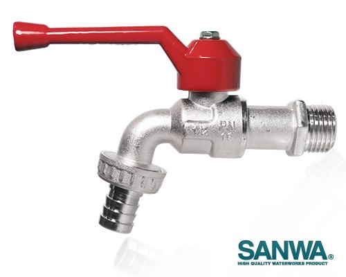 Vòi hồ Sanwa 21mm tay gạt