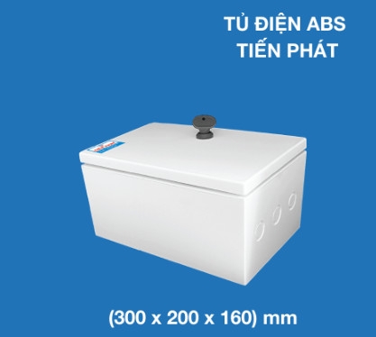 Tủ điện nhựa ABS 300x200x160mm Tiến Phát