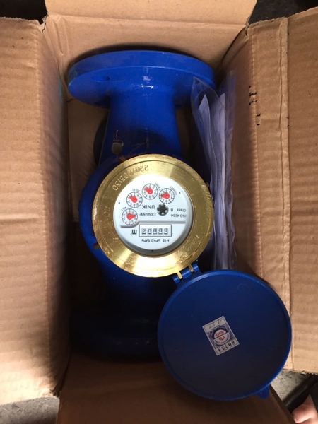 Đồng hồ nước Unik kết nối bích (Đài Loan) DN65 - Có Kiểm Định