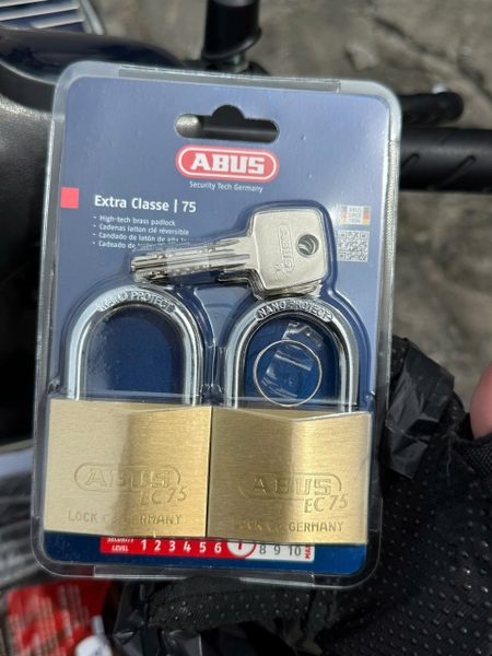 Bộ 2 ổ khóa 75/50 ABUS 50mm