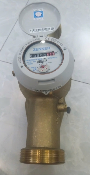 Đồng hồ nước kết nối ren Zenner - Có Kiểm Định / Hiệu Chuẩn