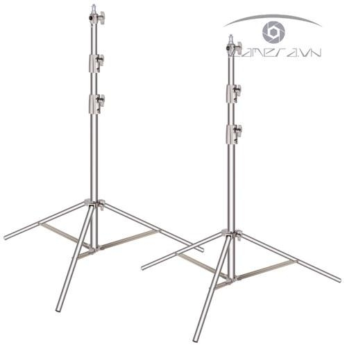 Chân đèn inox Qihe J288S 2.8m