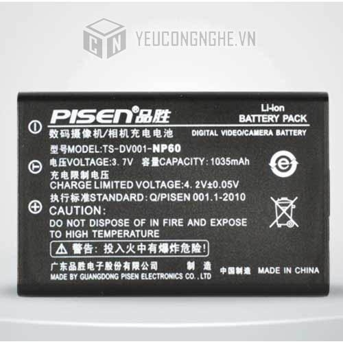 Pin cho máy ảnh Fujifilm NP60 Pisen