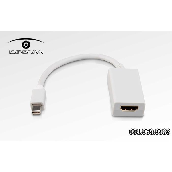 Cáp chuyển từ Mac Book ra cổng HDMI - cáp Mini Display ra HDMI cho Macbook