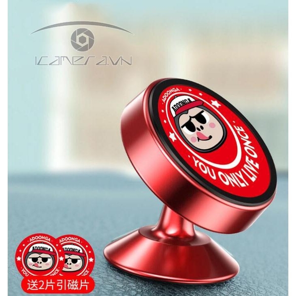 Giá đỡ điện thoại hút nam châm xoay 360 độ gắn xe hơi, ô tô FA-K03