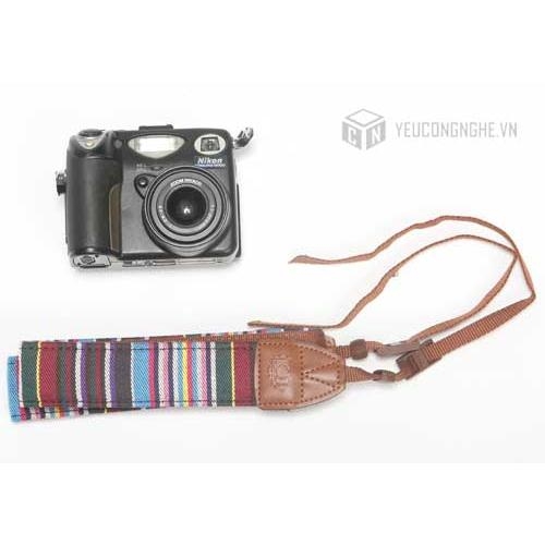 Dây đeo máy ảnh Canon Nikon họa tiết thổ cẩm giá rẻ LC12 Lynca