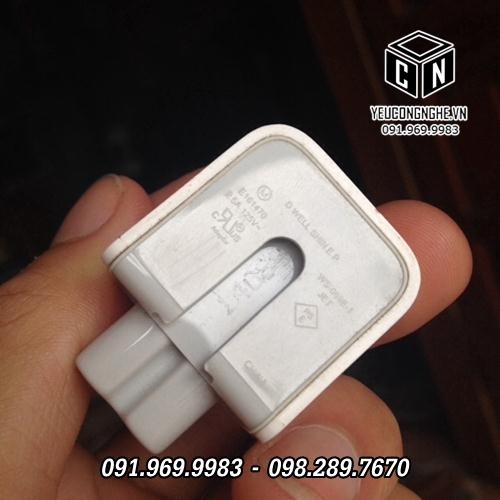 Đầu củ sạc Macbook Charger Adapter loại 2 chấu giá rẻ