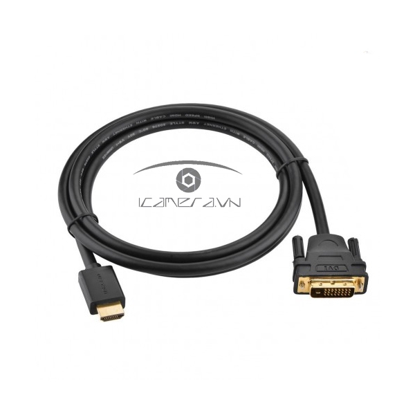 Cáp HDMI To DVI 24+1 Chính Hãng Ugreen 10166/50350/50348