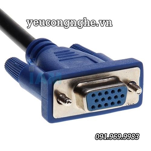Dây cáp nối hai đầu cổng VGA máy chiếu dài 1.5m