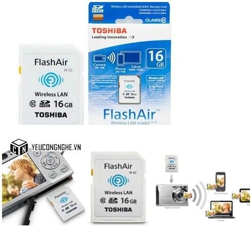 Thẻ nhớ wifi SD 16GB Wireless LAN Toshiba chính hãng