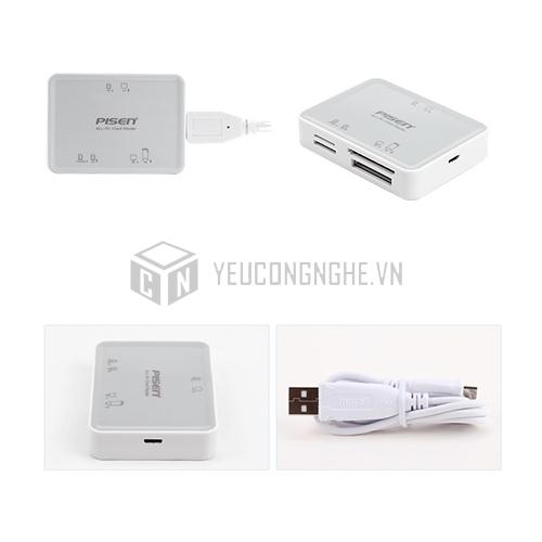 Đầu đọc thẻ Pisen Multi-function II USB 2.0