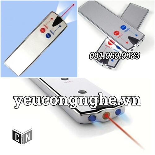 Đèn laser kiêm đèn LED 2 bóng thanh cầm tay tiện dụng