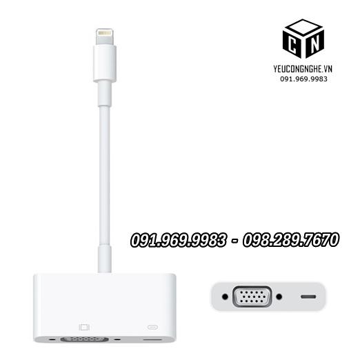 Cáp nối iPhone 7 6 5/5s iPad Mini lightning với máy chiếu VGA chính hãng Apple