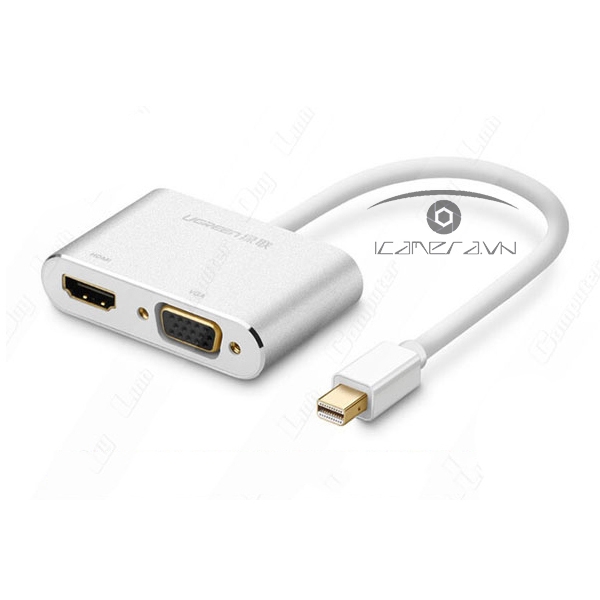 Cáp Thunderbolt sang HDMI + VGA Ugreen 20421 vỏ nhôm