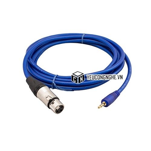 Cáp chuyển đổi đầu mic XLR ra cổng Audio 3.5mm dài 1.8m YX-1372B