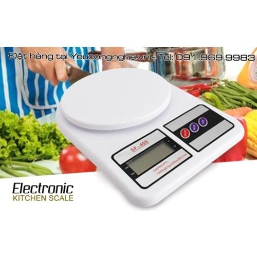 Cân điện tử mini để bàn giá rẻ dùng trong nhà bếp SF400