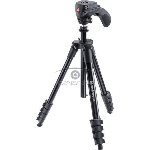 Chân tripod cỡ nhỏ Manfrotto Compact Action màu đen