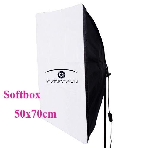 Softbox tản sáng 50x70 cm phụ kiện chụp ảnh studio