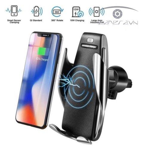 Giá đỡ kiêm sạc nhanh không dây trên ô tô Smart Sensor S5