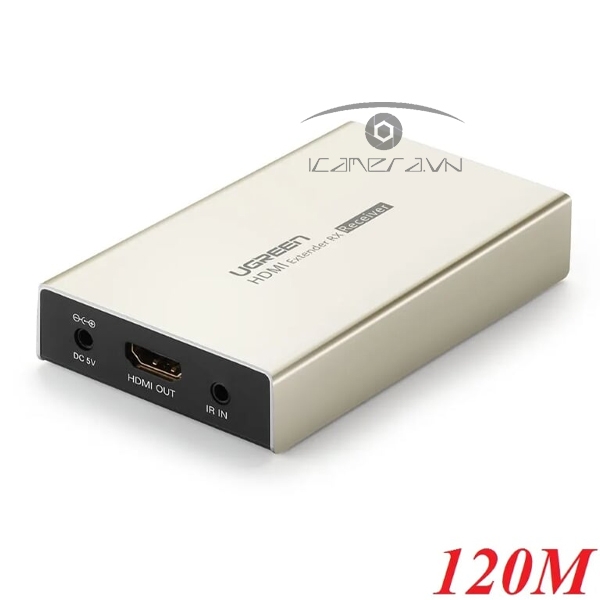 Bộ khuyếch đại HDMI 120m qua cáp mạng Cat5/6 Ugreen 30945 (Receiver/Out)