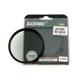 Filter ND2 phi 67mm cho lens máy ảnh chính hãng Zomei giá rẻ