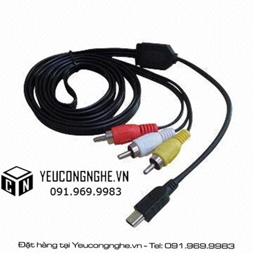 Cáp kết nối từ micro USB sang 3RCA giá rẻ