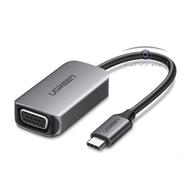 Cáp chuyển USB Type C to VGA Ugreen 50316 hỗ trợ Full HD 1080P